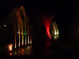 Fontänen, Oktogon-Weiher, Palmengarten