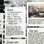 Timeline in der Ausstellung "Computer Grrrls", HMKV, 2019