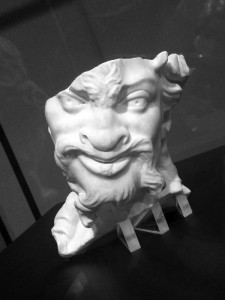 Antiker Satyrkopf